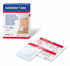 Essity - 72382-00001 - Leukomed T Plus - Aposito Transparente Con Pad Central - 8cm X 10cm