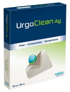 Urgo Medical - 5521552U - Urgoclean Ag Aposito Lipidocoloide De Fibras Poliabsorbentes Con Plata